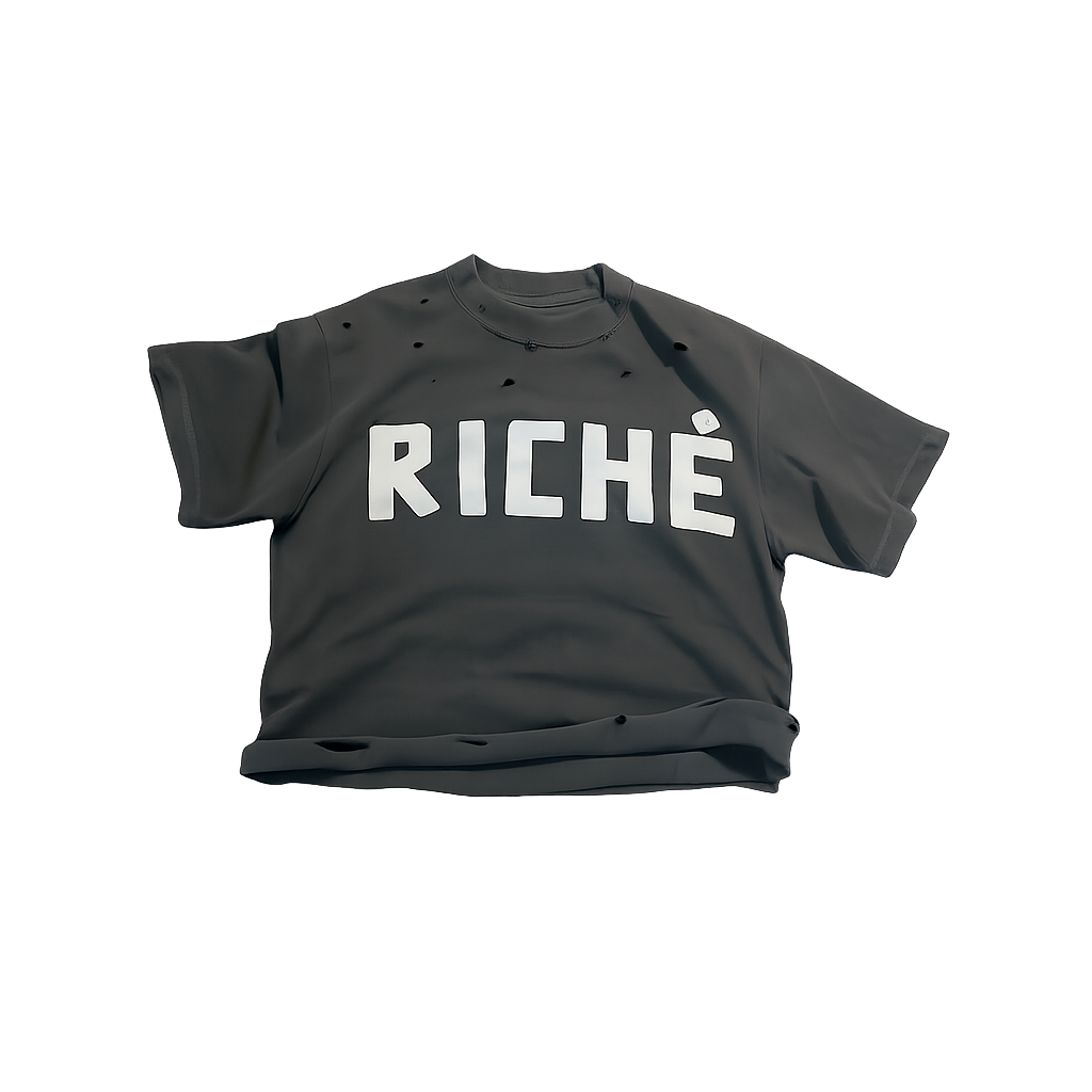 RICHÈ CROPPED AND LIGHT DISTRESS (CUSTOM)